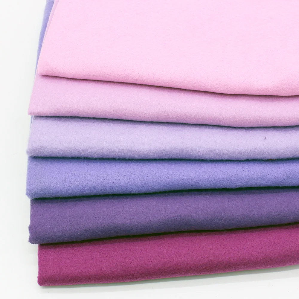 Purple Soft Felt,Polyester Nonwoven Fabric,Scrapbooking,For Diy Toys Stuff Skin,Decoration Material,CMCYILING,