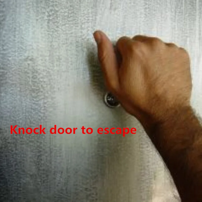 

Takagism game prop, Knock at the door to escape, secret in the door, the mysterious door,real life room escape game