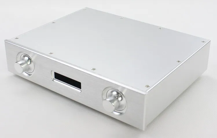 Aluminum Amplifier Chassis Shell Of Audio DAC CNC Case Enclosure ES9028pro 9018 DAC Case (W321mm H62mm D252mm )