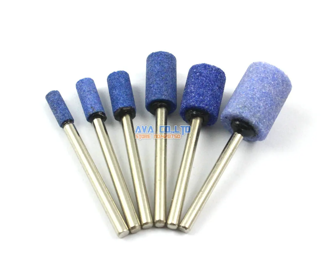 

1 Set 6 Pieces Mounted Point Aluminum Oxide Abrasive Grinding Stone Bit 3mm Shank