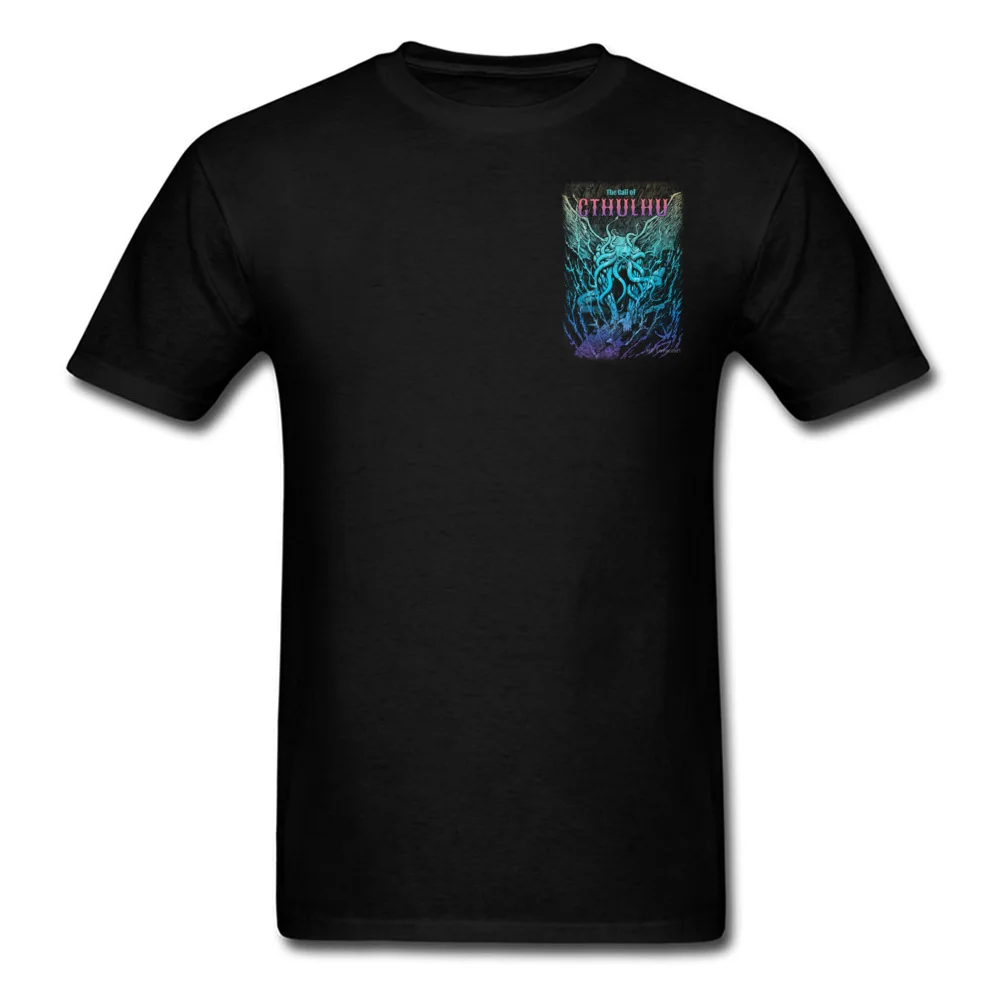 Lovecraft Tshirt For Men A Beast Nightmare of Cthulhu Design T-shirts 3D Digital Graphic Tee Shirt Great Tshirt 100% Cotton