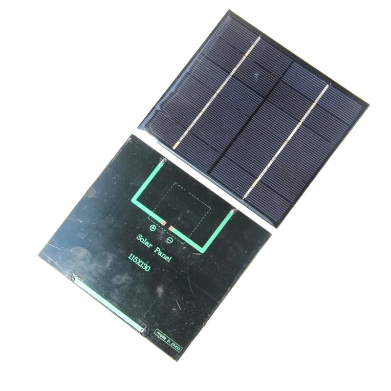 

BUHESHUI 2.5W 6V Mini Solar Cell Polycrystalline Solar Panel DIY Solar Power Battery Charger System Study 115*130*3MM 10pcs/lot