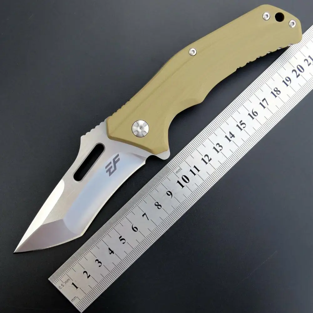 Eafengrow EF908 folding knife D2 Blade G10 Handle knife Survival Camping tool Pocket Knife tactical edc outdoor tool