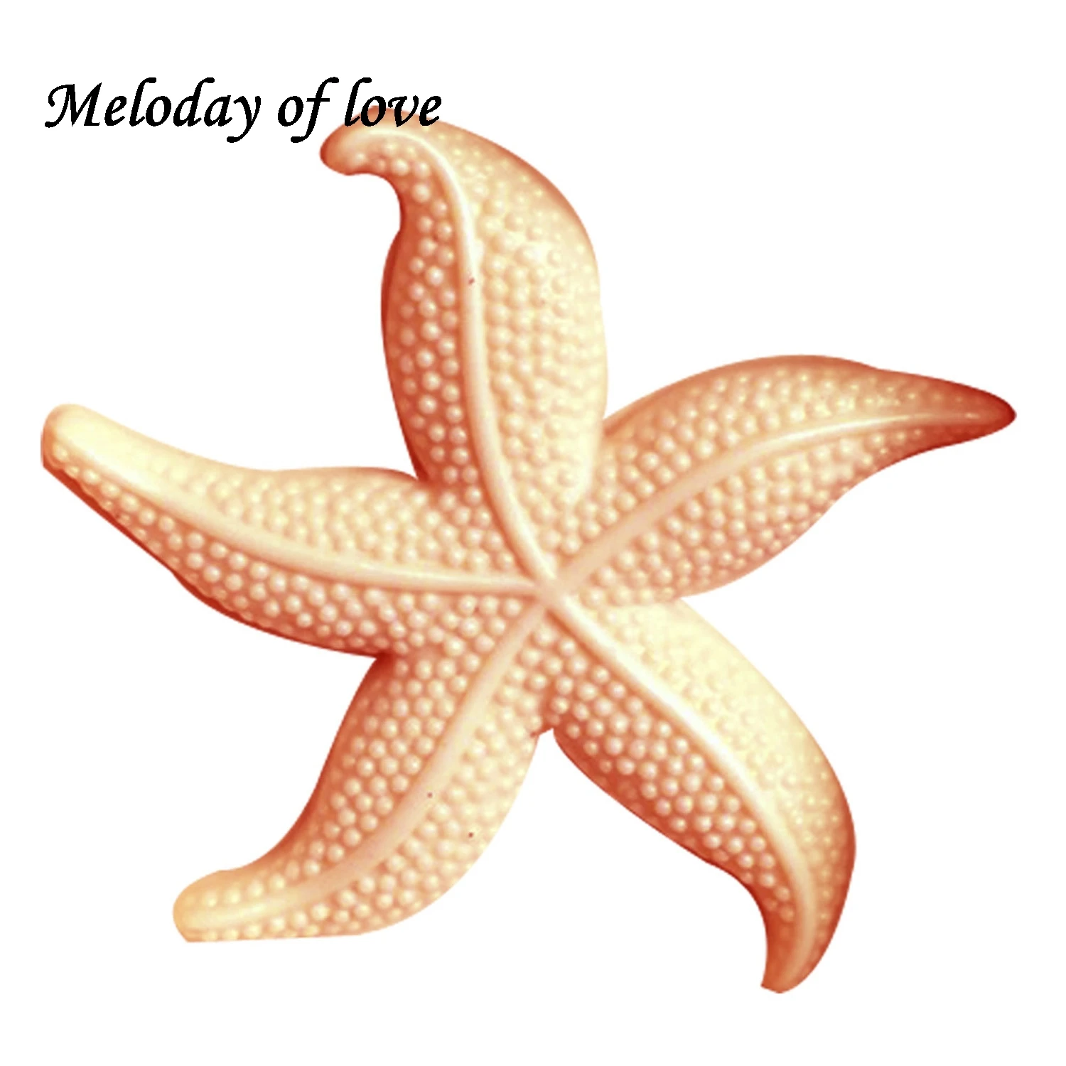 Starfish soap making mould chocolate cake decorating tools DIY sea star fondant silicone mold baking tools for cakes T0412