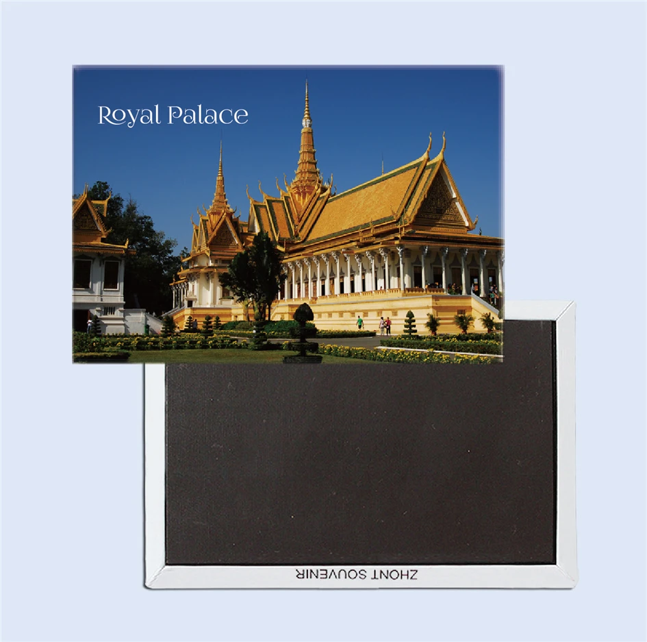 

Royal Palace, Cambodia Tourism Souvenir Magnetic Magnets 25171, Magnetic Fridge Sticker, Souvenirs of Worldwide Landscape