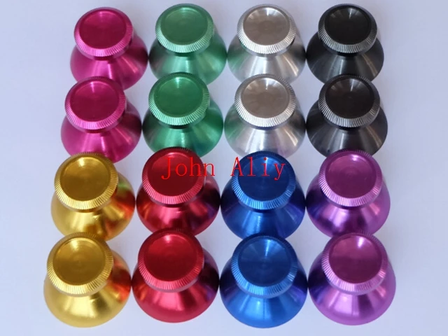 Wholesale For PS4 Controller Dualshock  Aluminum Metal Controller Thumb Sticks Metal Joystick Cap Replacement