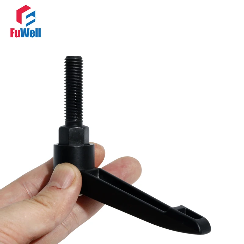 Adjustable Handle Knob M12 Male Thread Adjustable Handle Lever 15/20/25/30/40/60/80mm Bakelite Machinery Clamping Lever Handle