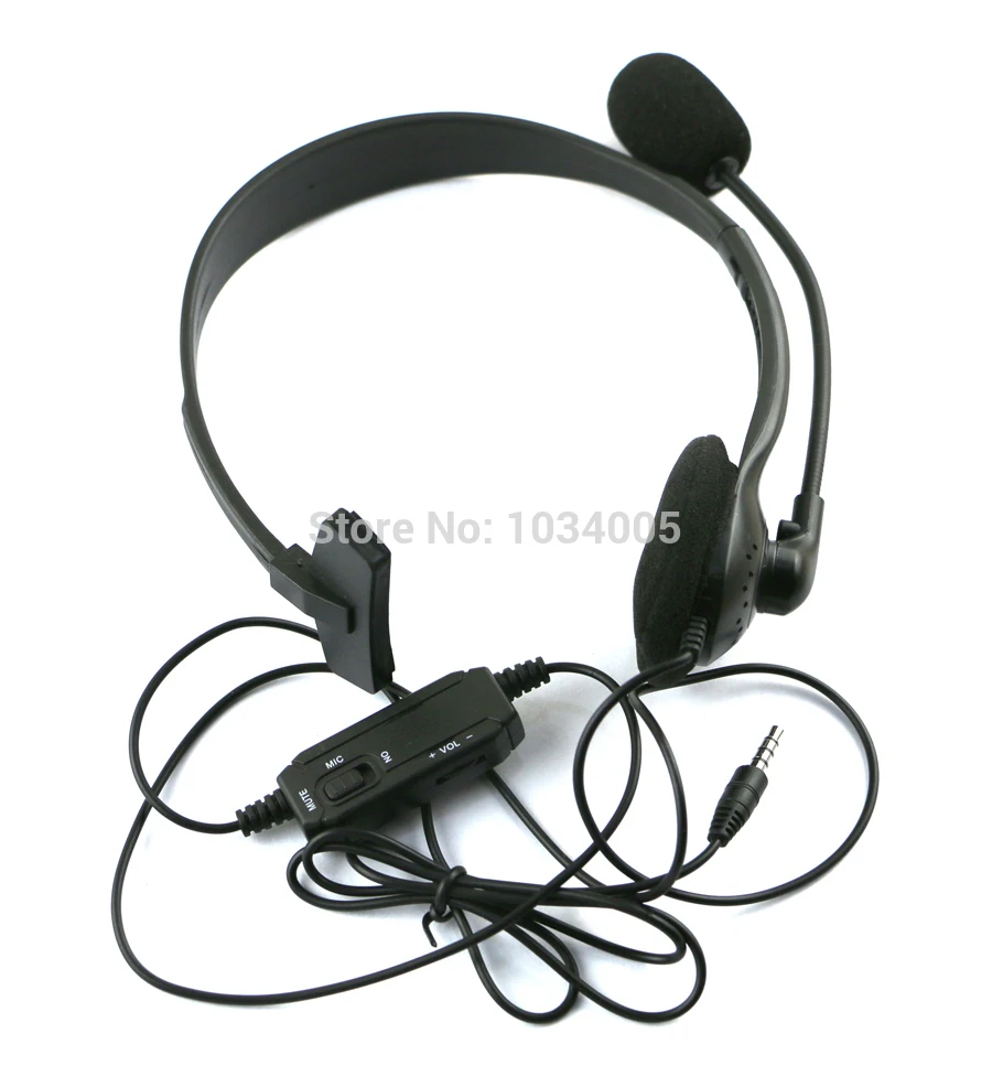 10 قطعة/الوحدة جديد لسماعة الرأس أحادية الجانب PS4 مع ميكروفون وميكروفون سماعة الألعاب