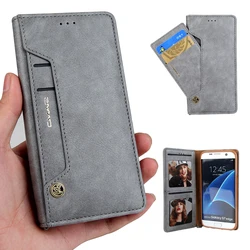 For iPhone 17 16 15 14 13 12 11 Pro Max Case Leather Magnetic Flip Wallet Cover For iPhone XR XS Max Plus Case Stand Card Holder