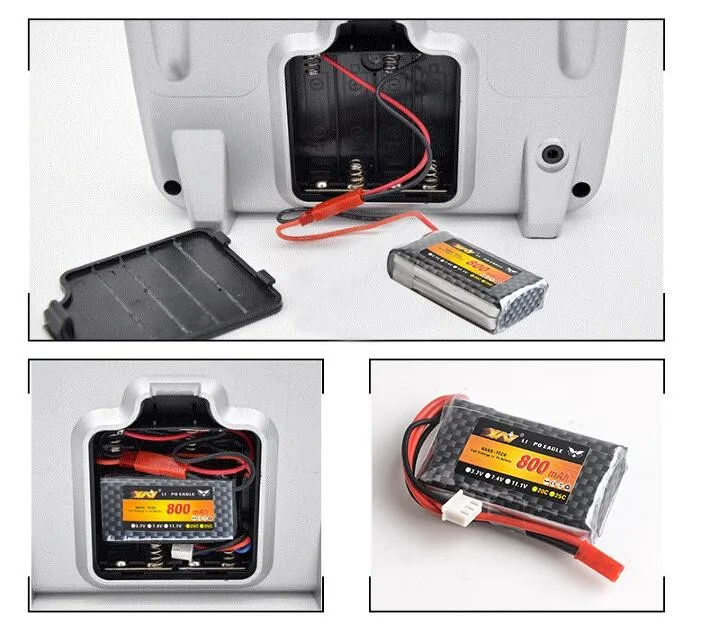 Batteria Lipo 1pcs YW li-polimero 2S 7.4v 800mah per trasmettitore MC6A MC6B ZF-6A MC-E7 Rc