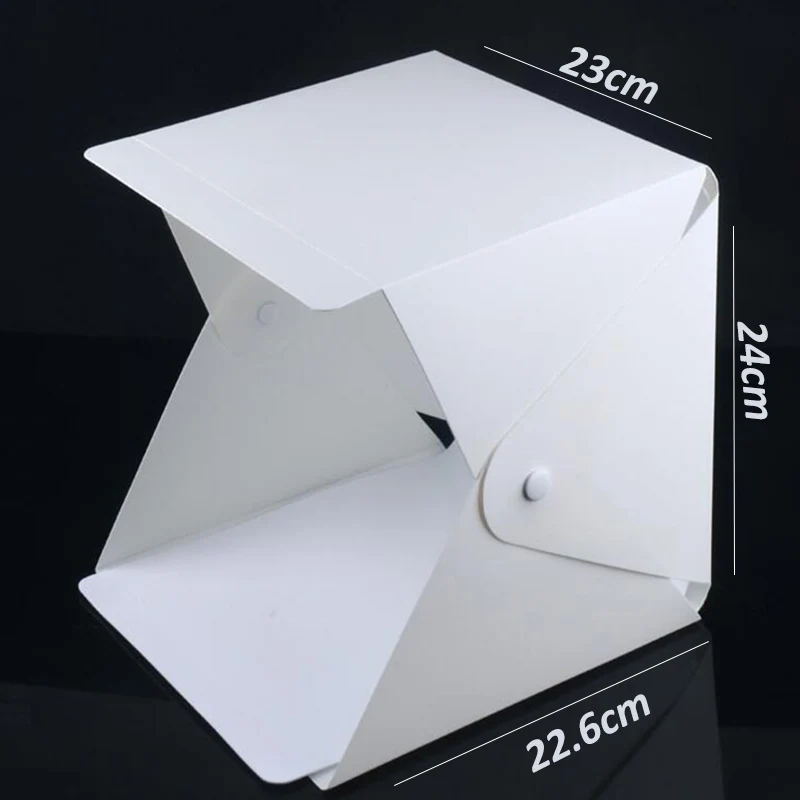 30cm 40cm Folding Lightbox Photography Photo Studio Softbox  LED Light Soft Box Photo Background Kit Light box for DSLR Camera