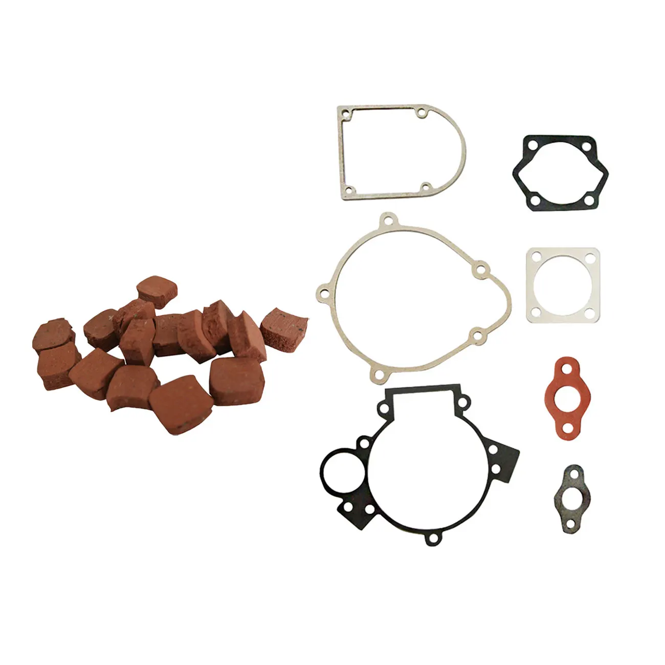 Gasket Kit And Engine Rubber Clutch Pads For 80cc Motorized Bicycle Bike