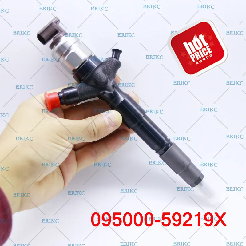 

ERIKC 09500059219X Injector Diesel Fuel Tank 59219X(23670-0L020) Common Rail Spare Parts Injector 095000-59219X (23670-09070)