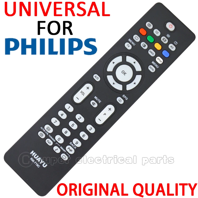 NEW REMOTE CONTROL RM-719C USE FOR PHILIPS TV LCD / LED / HDTV BY HUAYU FACTORY