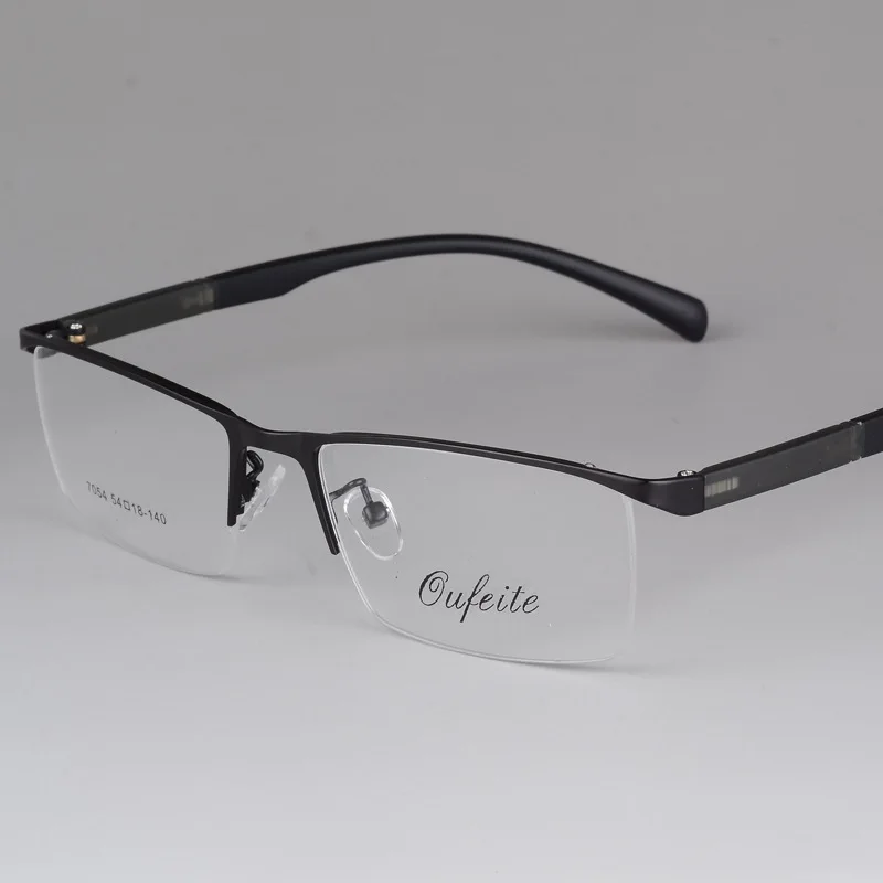 BCLEAR 2018 New Arrival Fashion Glasses Frame Men Eyeglasses Frame Vintage Half Rim Clear Lens Glasses Optical Spectacle Frame