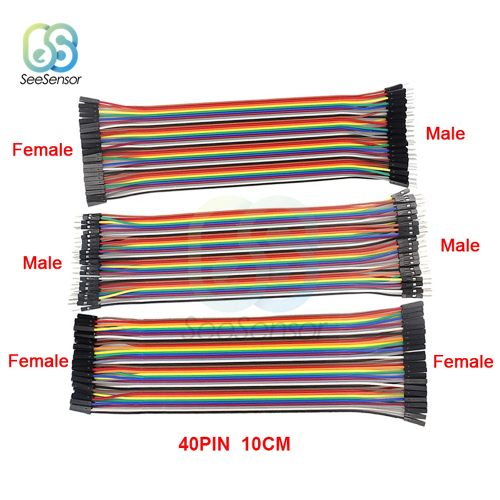 Cavo Dupont da 10CM 40pin da maschio a maschio + da femmina a maschio e da femmina a femmina cavo Dupont cavo per arduino Kit fai da te
