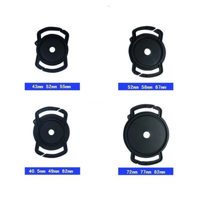 52mm 67mm 58mm / 43mm 52mm 55mm / 40.5 49mm 62mm / 72 77 82 Camera Lens Cap Holder Keeper Buckle On Strap replace Leash String