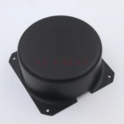 GD-PARTS 105mm Round Black Iron AMP Triode Transformer Cover Protect Case Enclosure Box Hifi Vintage Tube Audio AMP DIY