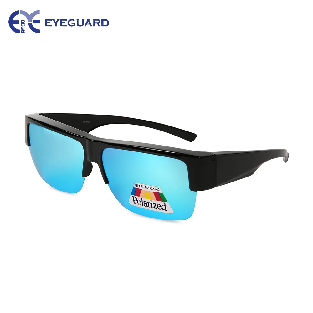 

EYEGUARD Fit Over Sunglasses Cover reading glasses Myopia Polarized lens Light & Stylish