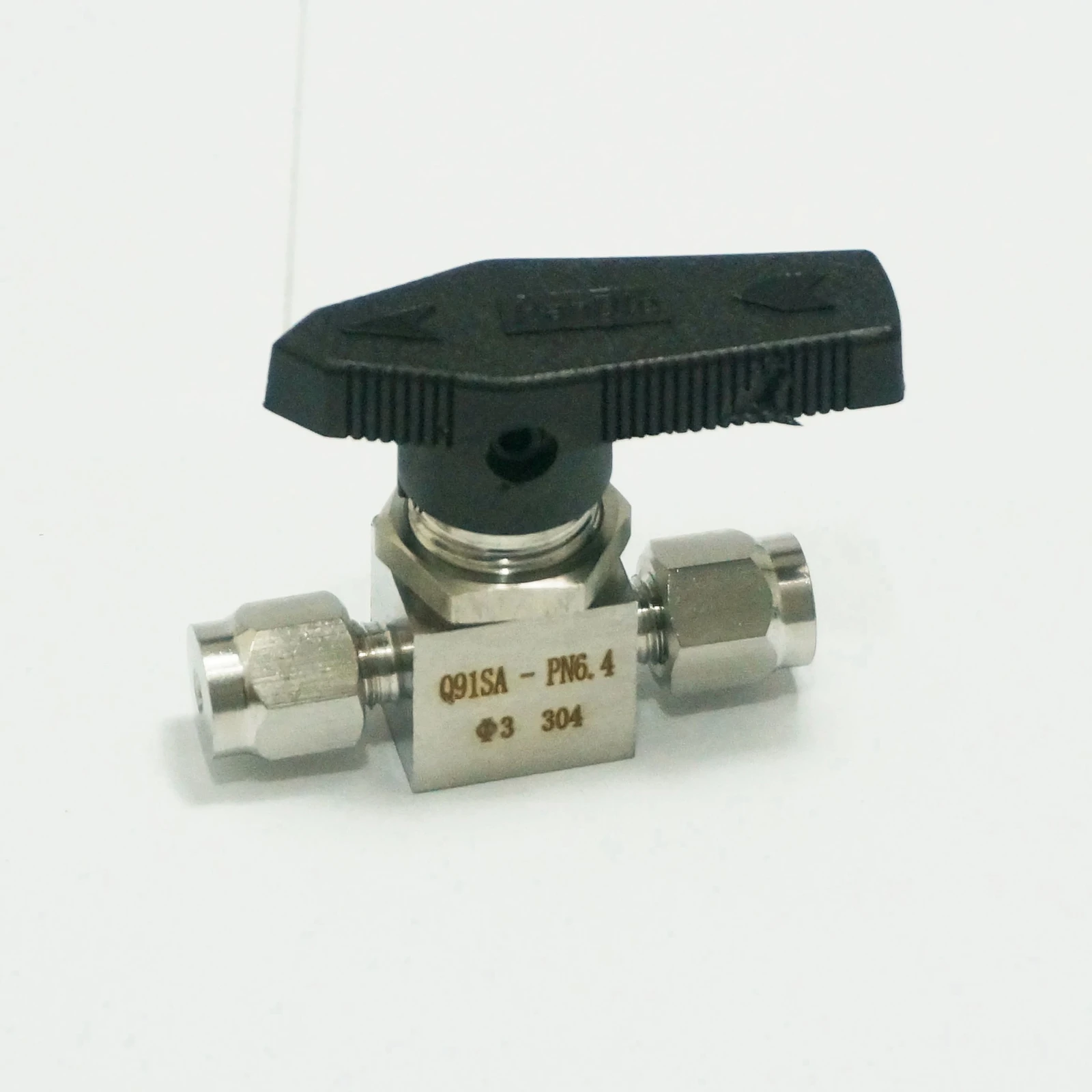 

Fit For 3mm O/D Tube 304 Stainless Steel Compression fitting shut off Ball Valve 915 PSI Q91SA PN 6.4