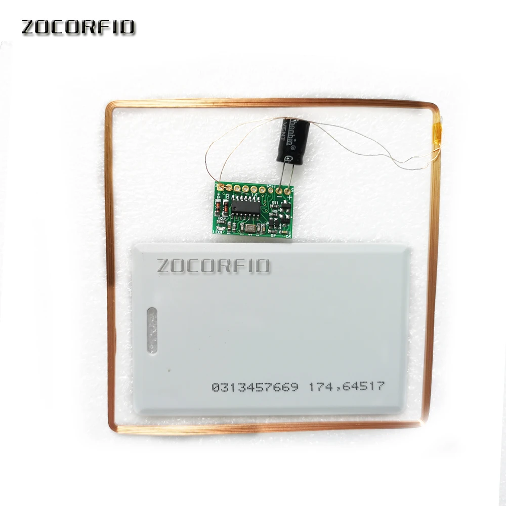 Lector de distancia de lectura de distancia media, lector de RFID de identificación EM, control de acceso, antena de tarjeta de largo alcance, WG 26 bit 125KHz