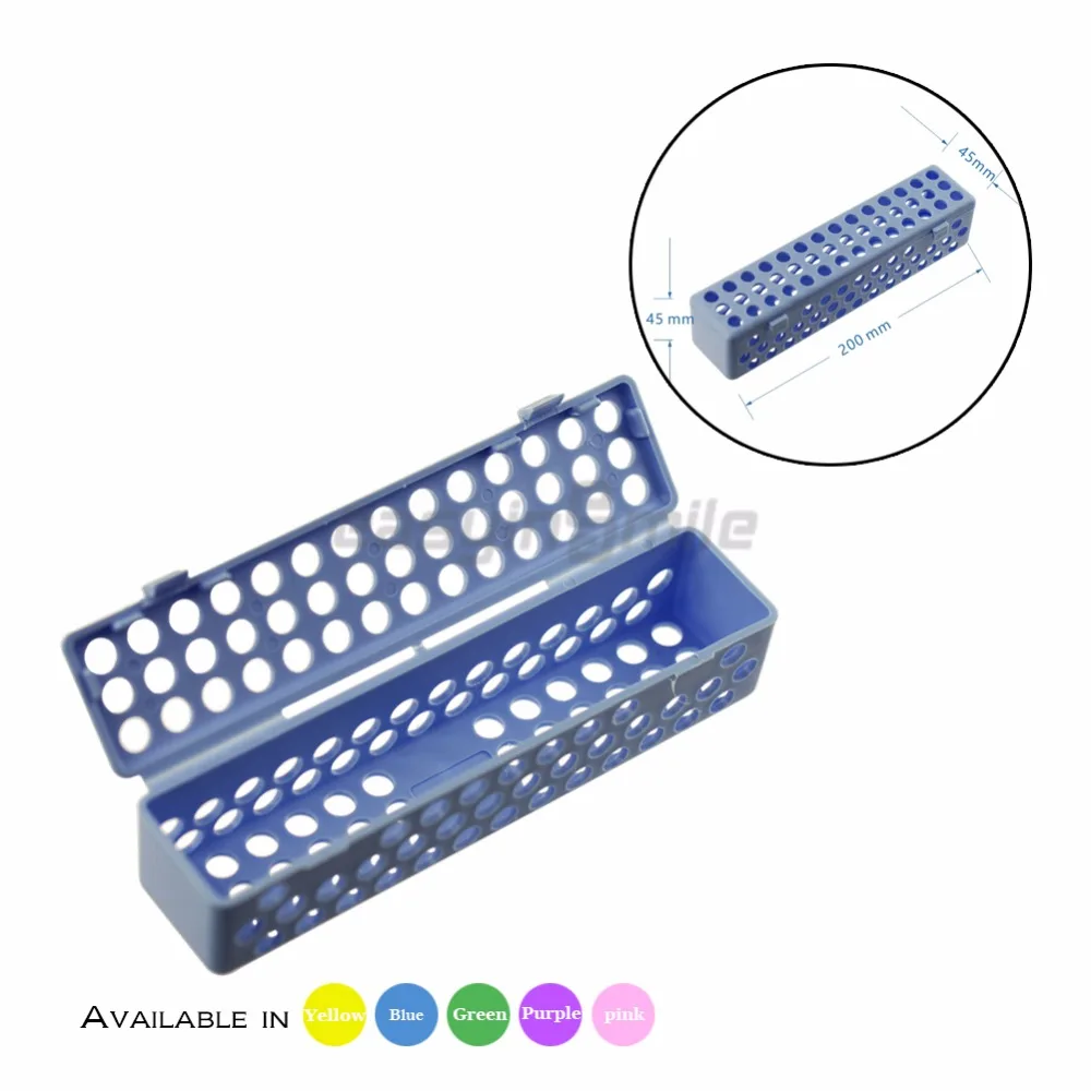 1 PC Surgical Instrument Sterilization Cassette Container Case Autoclavable with Lock EASYINSMIL 20.4.5*4.5cmE