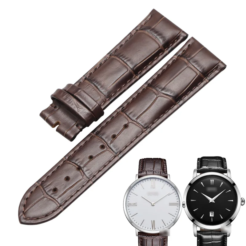 WENTULA  watchbands for  BOSS calf-leather band cow leather Genuine Leather leather strap watch band  man 22MM