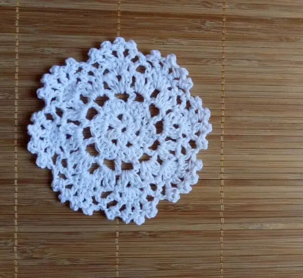 NEW lace cotton flower table place mat crochet tea placemat Christmas dining coaster kitchen Table decoration and accessories