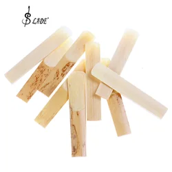 10pcs/set High Quality Professional Wood Color Clarinet Bamboo Reeds for 2 1/2 Size Clarinet Mouthpiece Clarinet Accessories