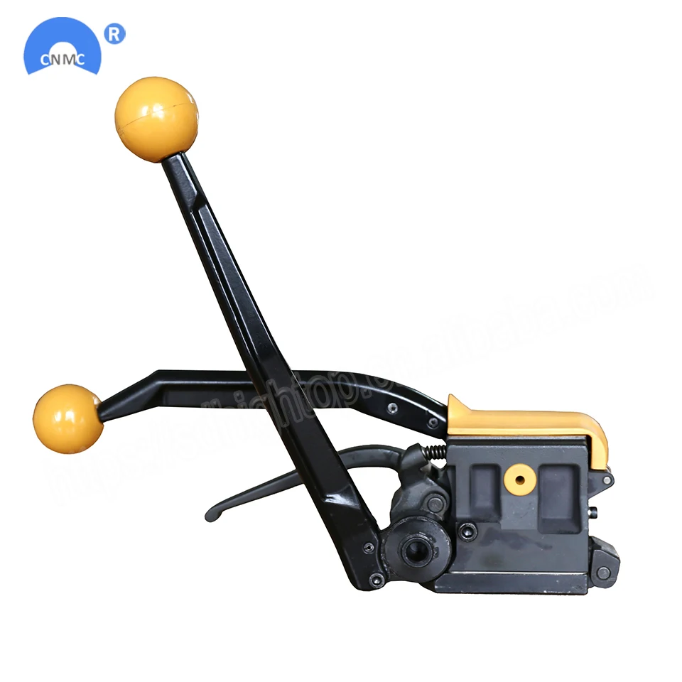 Manual steel strapping tool A333 buckle free Sealless Handheld steel strapping machine for 13/16/19 mm steel strip strap