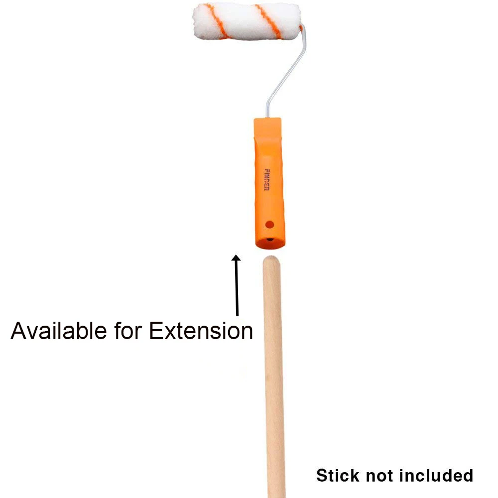 FINDER 4''10PCS Paint Roller Brush Multifunction Paint Runner Pro Wall Painting Tools Paint Roller Set for Wall Decoration