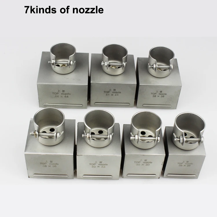 25-44/55Mm Bga Square Nozzle Hot Air Gun Welding Maintenance Upper Nozzle Repair Machine Tool Accessories