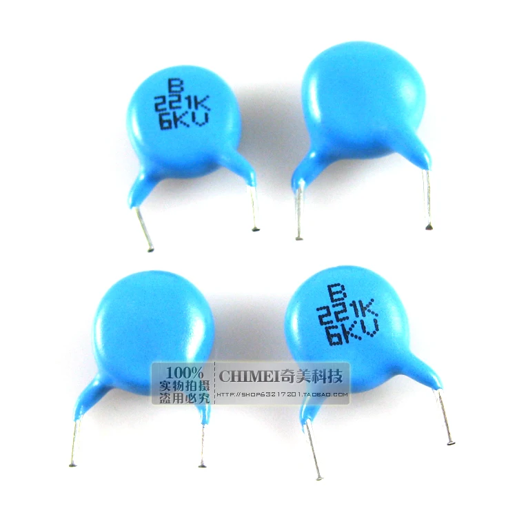 

High-voltage ceramic capacitors 6KV 221K capacitor used to eliminate high-frequency interference