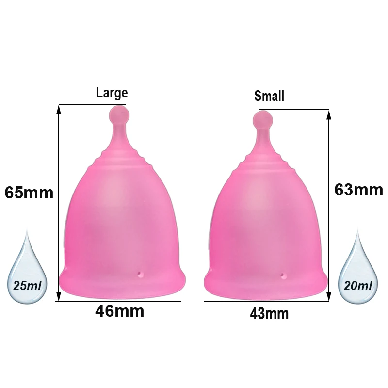 1 Pcs Mestrual Cup Hygiener Period For Women Menstruatie Cup 100% Medical Grade Silicone Menstrual Cup Coletor Menstrual