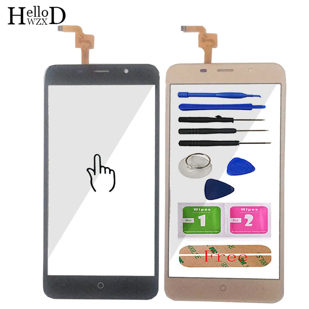 5.5\'\' For Leagoo M5 Plus Touch Screen Digitizer Panel Repair Parts Touchscreen Front Glass Lens Sensor Tools +Free Adhesive Gift