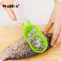 Walfos Multifunctional Fish Clean Scales Fish Killing Scraping Scale With Knife Fish Cleaning Tools Kitchen Cooking Accessories