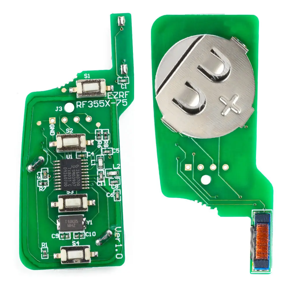 KEYECU CAS2 System 315/433/315LP/868MHz For BMW 5 Series E46 E60 E83 E53 E36 E38 E39 Flip Remote Key Control ID46 ID7944 Chip