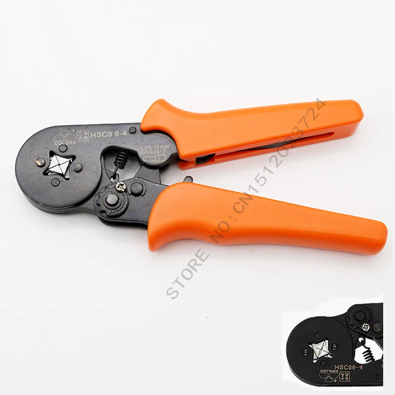 Crimping Tool HSC8 6-4 sleeve pliers  European type pipe wrench  Automatic adjustmen Apply between 0.25-10  square millimeters