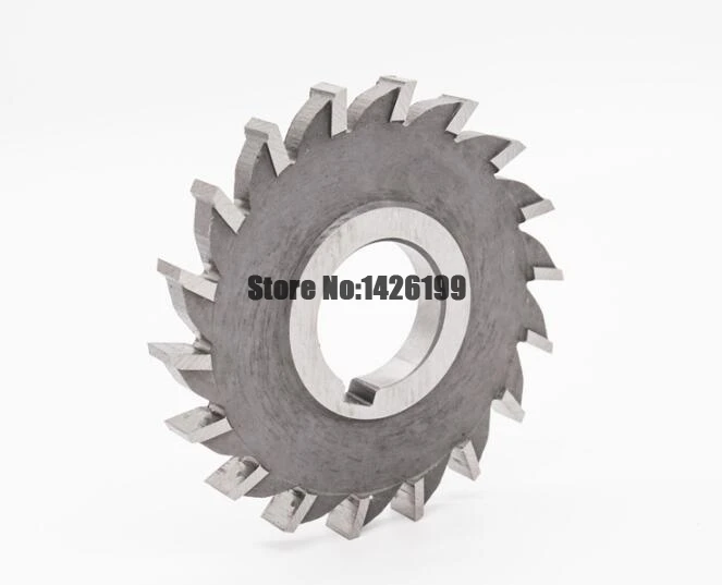 1PCS 50mm 63mm 75mm 80mm 100mm 125mm 130mm 150mm HSS Three Straight Tooth Blade Face Milling Cutter,4mm-20mm thickness