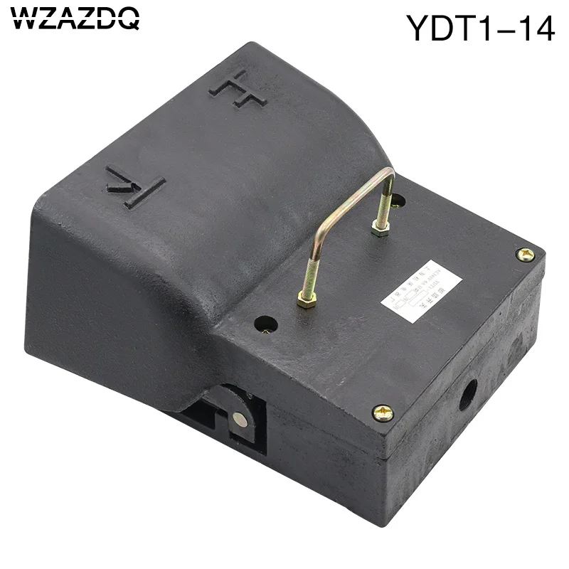 WZAZDQ foot switch YDT1-14 cast iron bidirectional up and down pedal switch silver contact hydraulic bending machine