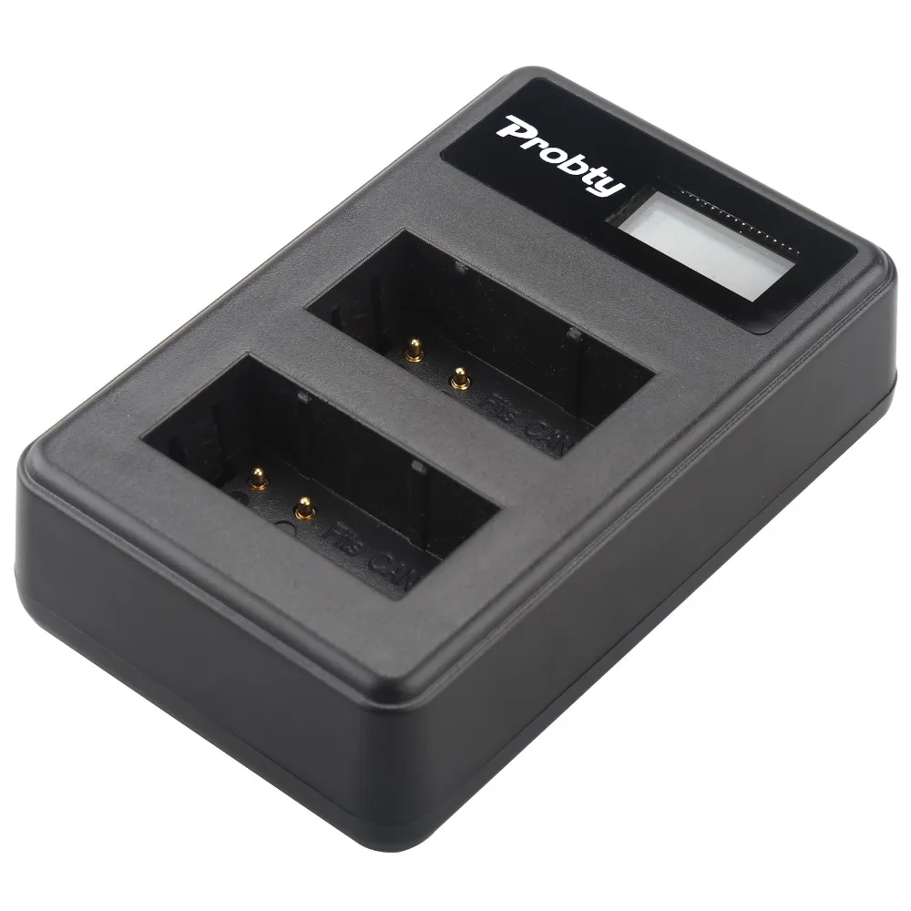 2Pcs NB-10L NB 10L NB10L Battery + USB LCD Dual Charger for Canon PowerShot G15 G16 G1X G3X SX40 SX40HS SX50 SX60 HS Camera