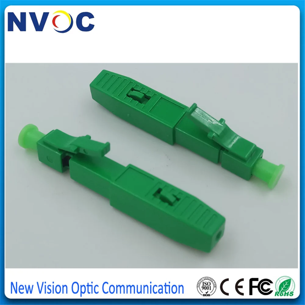 100Pcs LCAPC SM Fiber Optic Fast Connector LC/APC 0.9/2.0/3.0mm Covered Wire for Broadcasting CATV/FTTH Project