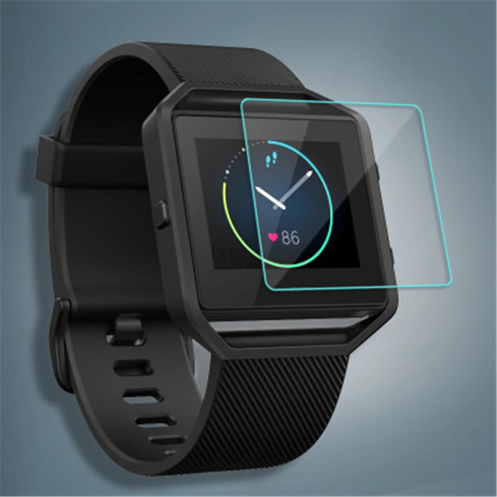 5 Pcs/Lot 9H 2.5D HD Tempered Glass For Fitbit Blaze Smart Watch Premium Screen Protector Protective Film For Fitbit Blaze