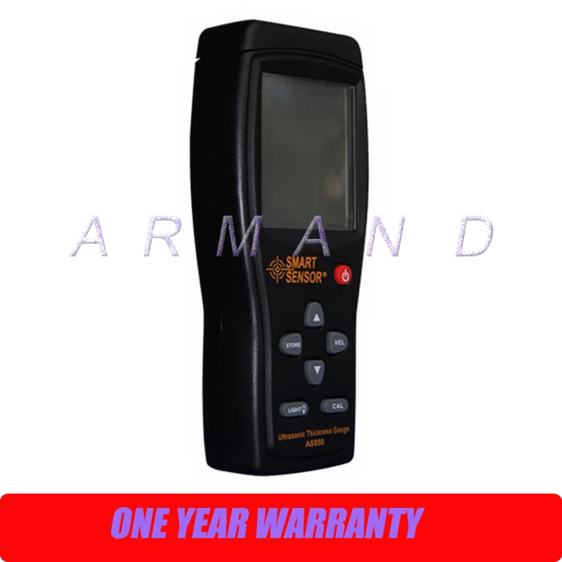Smart Sensor AS850แบบพกพา Ultrasonic 1.2-225มม.ความหนา Tester เหล็กแผ่นอลูมิเนียมอุตสาหกรรมการวัด