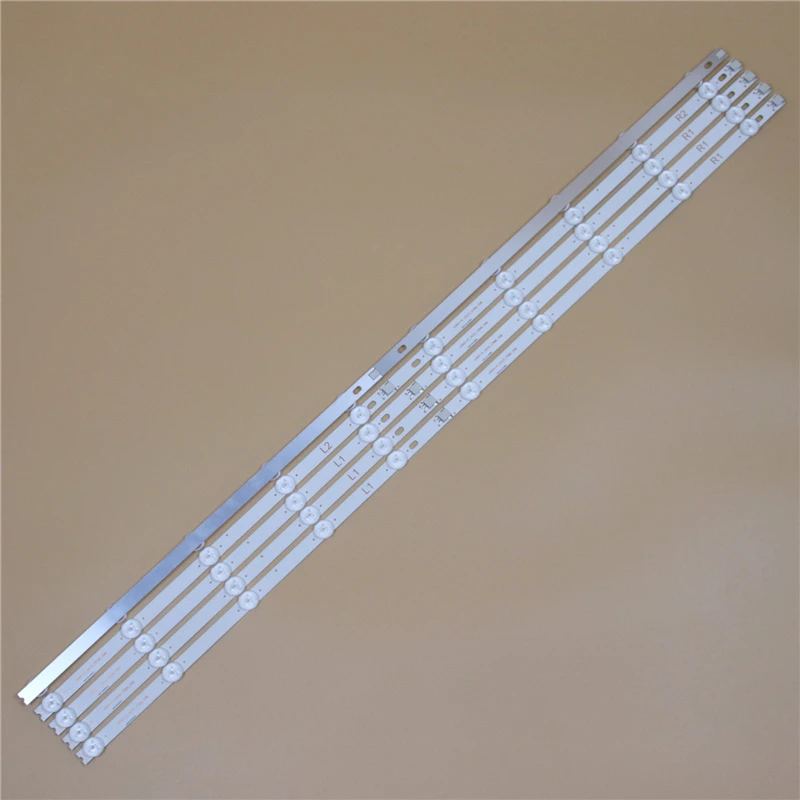 TV LED Light Bars For LG 42LA621S 42LA621V 42LN5130 42LN5200 42LN5300 Backlight Strips Kit 10 LED Lamps Lens 10 Bands LC420DUE