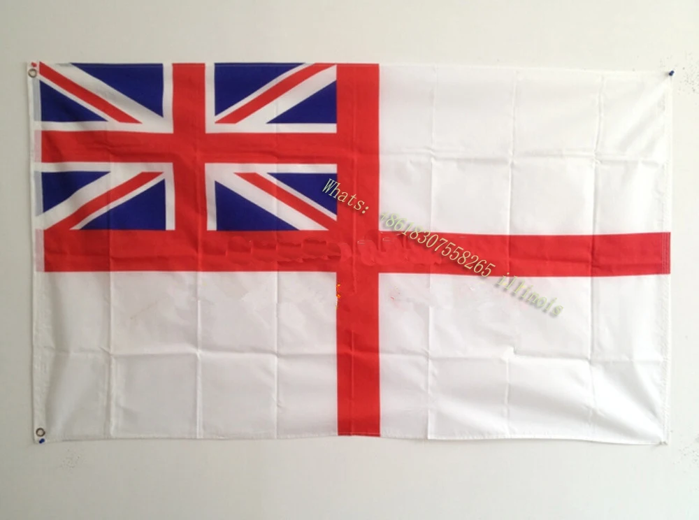 British Navy Warship Flag White Ensign Flag 150x90cm 60x90cm British Navy Polyester Activities