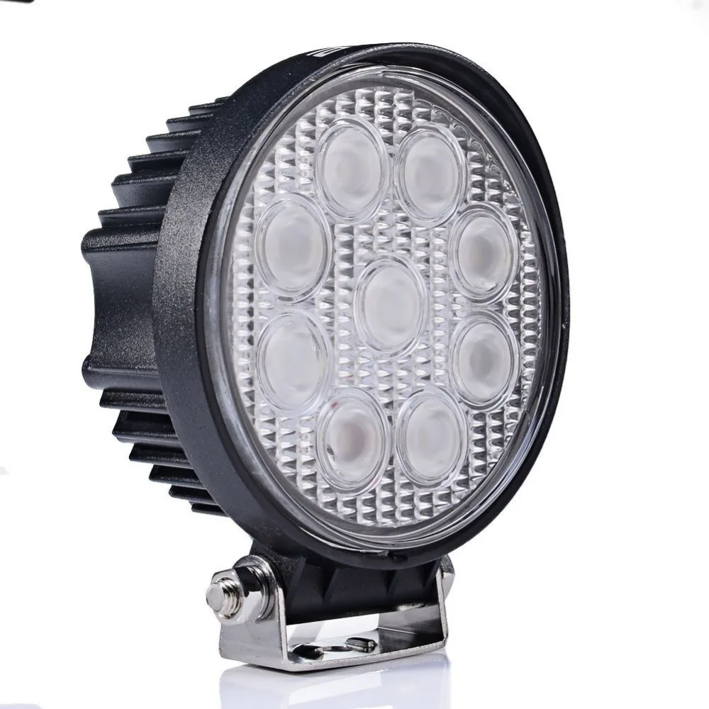 LED Work Light Flood Beam 27w 60 Degree Offroads Driving Truck Boat 12v 24v 4wd 4 X 4 Off Road