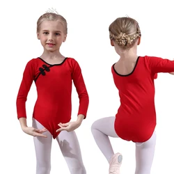 Girls Ballerina Cotton Ballet Dance Costume Gymnastics Leotard for Children Bodysuits Dancing Clothes Kids Clothing Dancer Wear