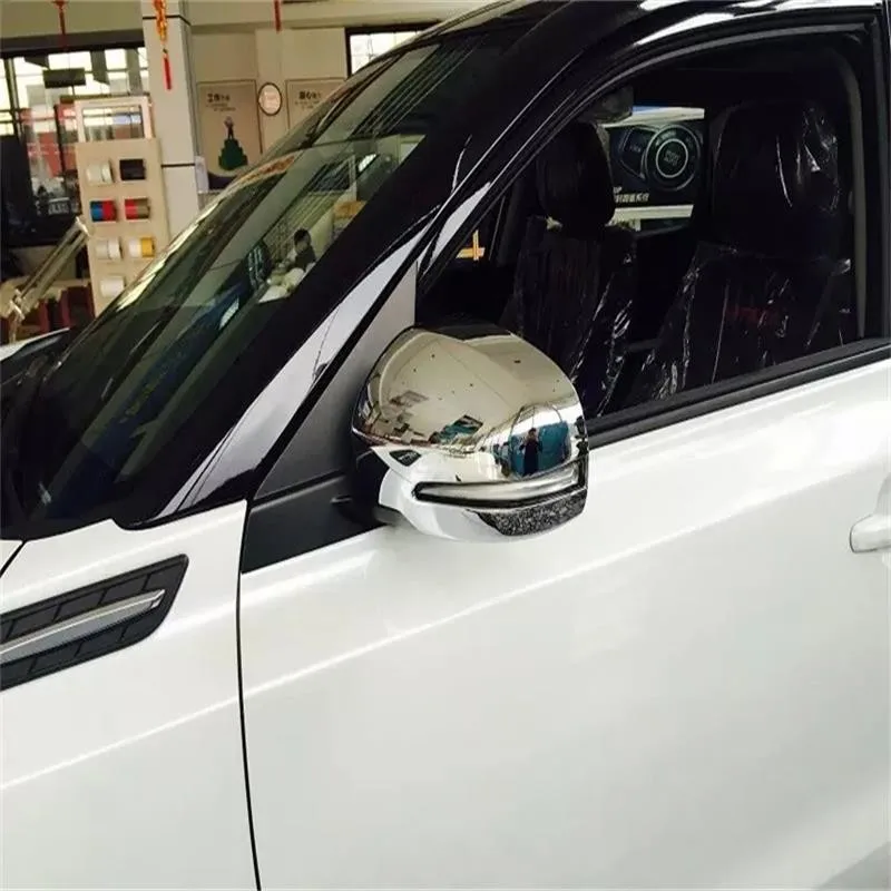 For Suzuki Vitara 2015 2016 2017 2018 2019 2020 2021 Car Rear View Mirrors Cover Side Door Rearview Tunring Light Mirror Trims