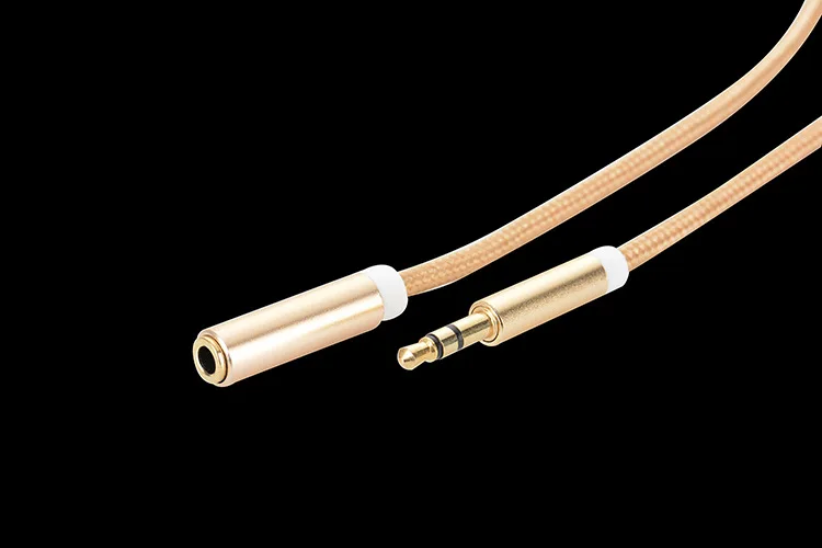 3FT AUX Headphone 3.5 mét Cáp Mở Rộng Nam Nữ Mở Rộng Âm Thanh Dây Dây